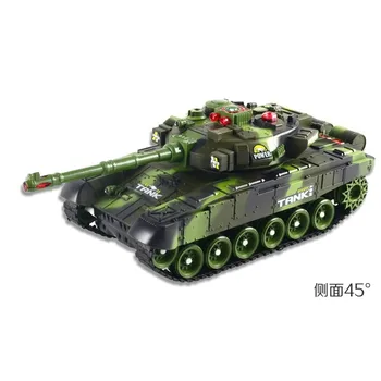

model super toy Remote Control Tank Model Super Parent-child Play Children Emission Charge Movable Cross-country Car Toy Boy