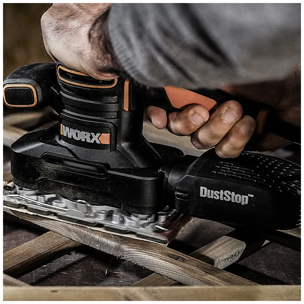 Виброшлифмашина WORX WX641 сетевая 250 Вт