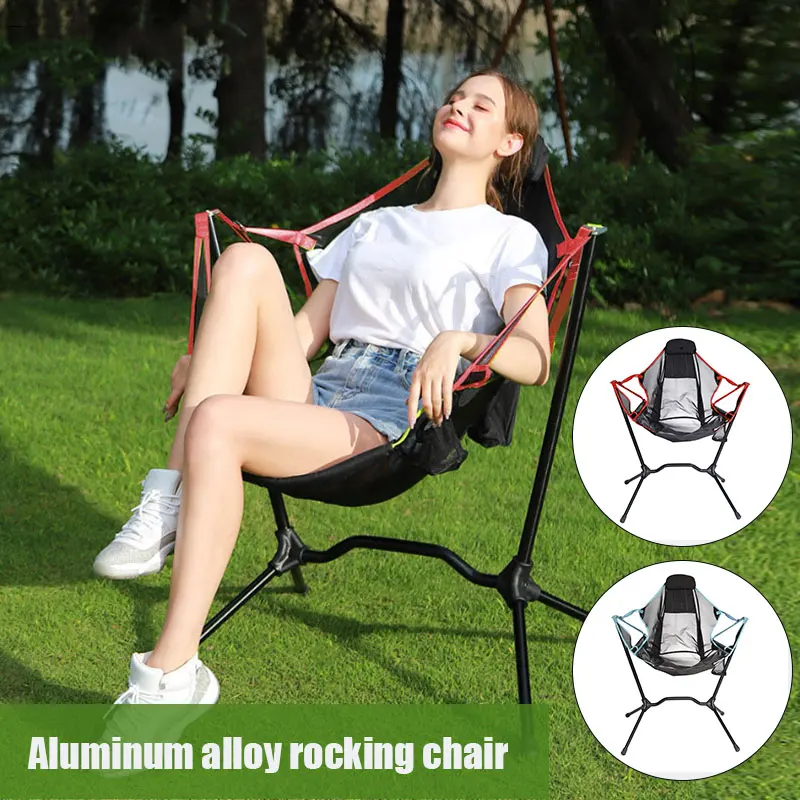 Outdoor Folding Lounge Chair Beach Chair Camping Fishing Leisure Comfortable Folding Chair 