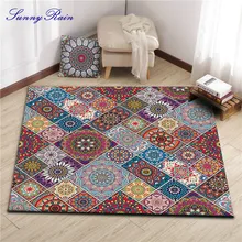 SunnyRain 1-piece коврики для гостиной Квадратные Коврики и ковры для спальни коврик на кухню детский коврик для ванной комнаты