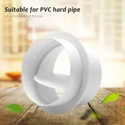 100mm 150mm Draft Blocker Damper Ventilation Check Valve Draught Back Shutter for Inline Ducting Kitchen Home Ventilation Grill