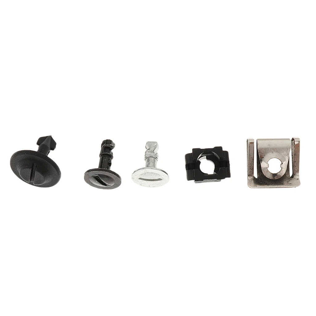 60 Pieces Protective Pan Hardware Kit Pin Clip Nut For Audi A4 S4 VW Passat