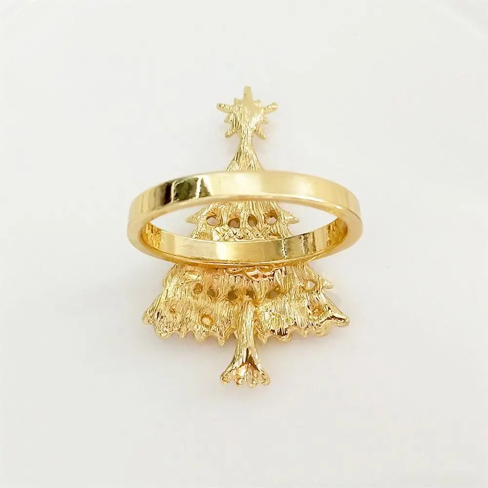 Christmas Tree Napkin Buckle Metal Napkin Ring Hotel Sample Room Set Table Napkin Rings For Wedding Party Table Decoration