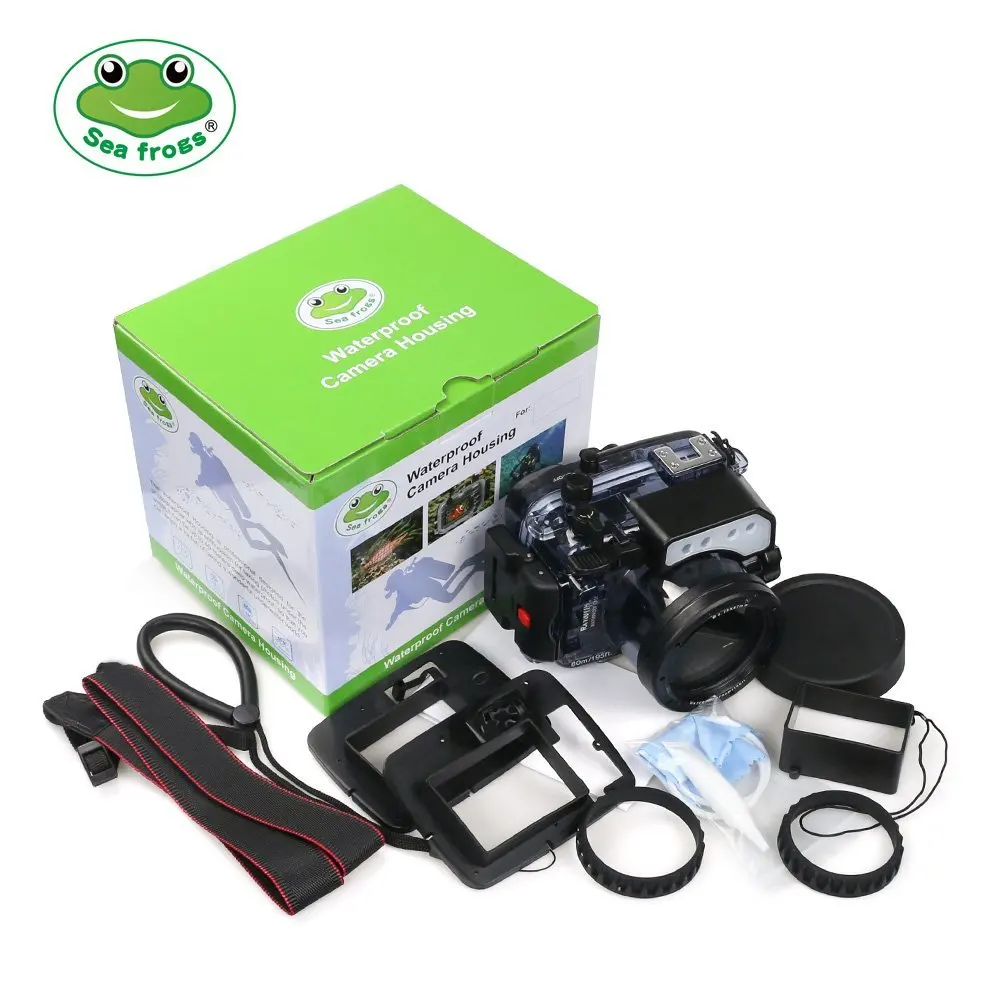  Seafrogs 60m/195ft Underwater Camera Housing for Sony RX100(I-V) with Dome Port