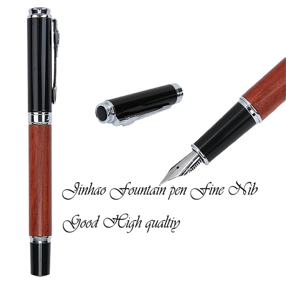 Zebra G Flex Nib Calligraphy Jinhao #650 Wood Barrelled Fountain Pen GT UK! 