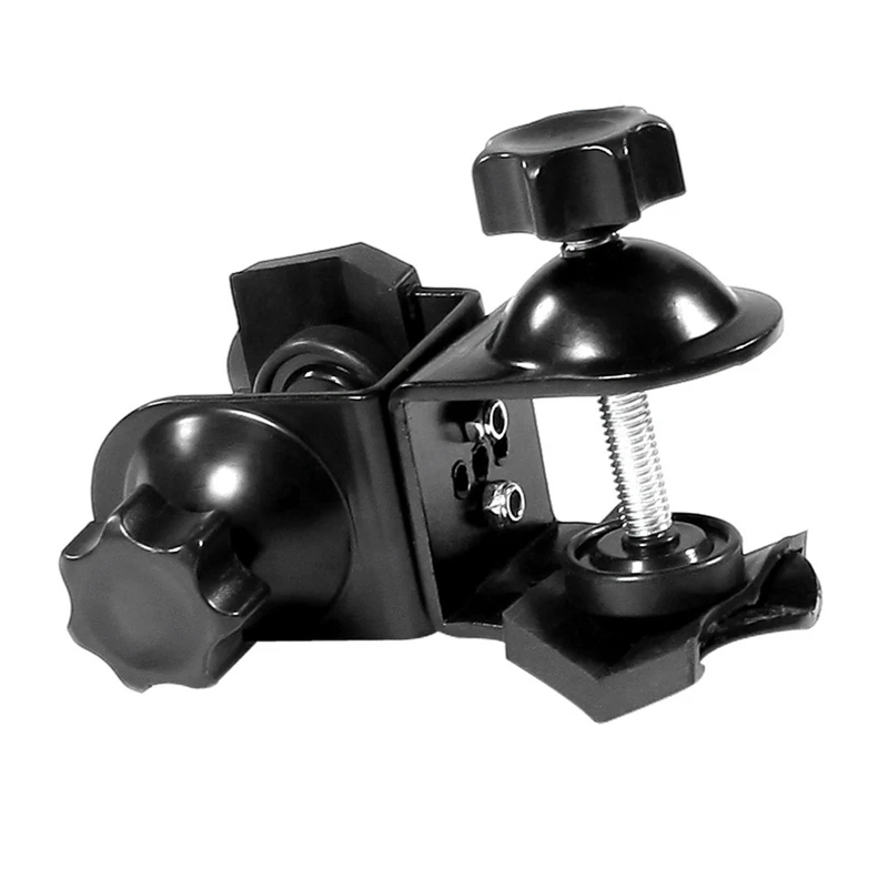 

Heavy Duty Metal Double U/C Clamp Type Bracket Mount for Photo Studio Boom Arm Light Stand Tripod