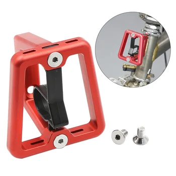 

Part Professional Mini Folding Bike Aluminum Alloy Tool Cycling Bag Bracket Bicycle Front Carrier Block Durable For Brompton