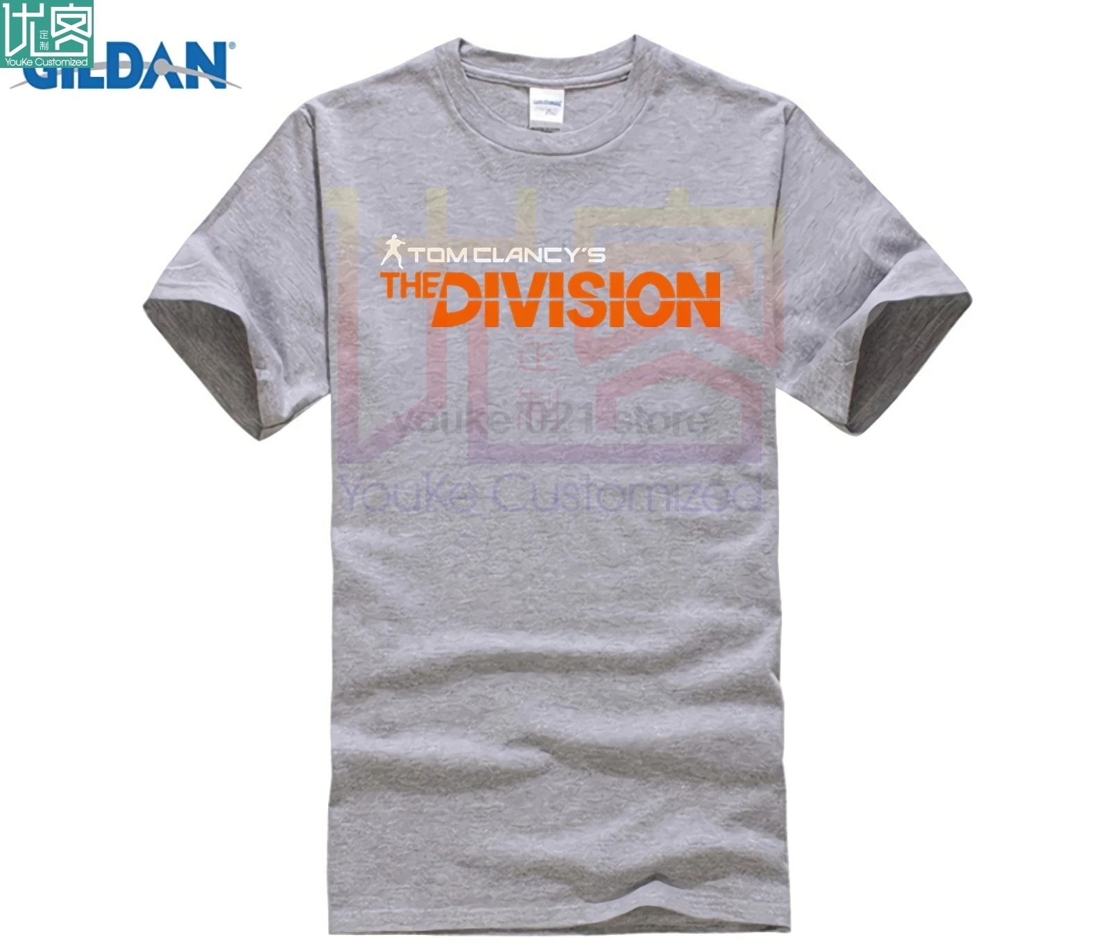 Футболка с круглым вырезом Tom Clancys The Division Game Club SHD extreme Mails Fashio Style Black S 3XL размер на