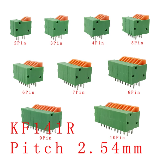 2.54mm Pitch PCB Straight / Bent Foot Connectors Board Connectors Electronics Others PCBA cb5feb1b7314637725a2e7: KF141R|KF141V