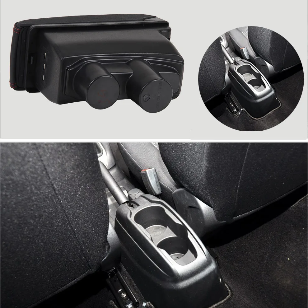 Подлокотник для Peugeot 301 citroen celysee контейнер хранения USB зарядки пепельница