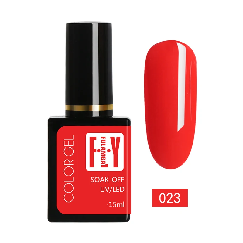 1 шт. набор гелевых лаков! полупостоянная гель uv Vernis светодиодный Гель-лак био-Гели Soak Off Nail Art Лаки Гибридный Гель-лак для ногтей гель лак для ногтей - Цвет: 023