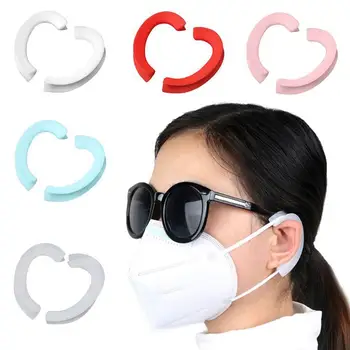 

5 Pairs Anti-slip Mask Ear Grips Extension Hook Comfortable Face Masks Buckle Holder for Reducing Ear Pain Face Mask Accessories