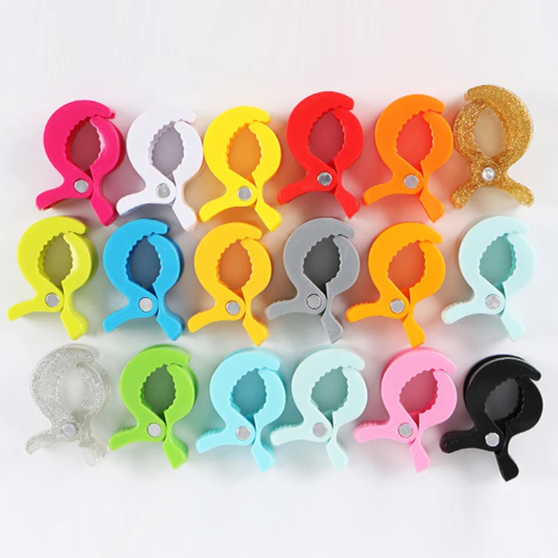 2pc/lot Baby Colorful Car Seat Accessories Plastic Pushchair Toy Clip Pram Stroller Peg To Hook Cover Blanket Mosquito Net Clips | Мать и