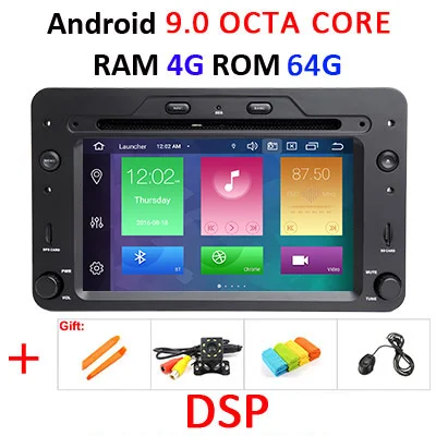 9.0 4G 64G DSP DSP выход Android 9,0 64G Автомобильный dvd-плеер для Alfa Romeo Spider Alfa Romeo 159 Brera 159 Sportwagon Мультимедиа gps стерео радио - Цвет: 9.0 4G 64G DSP