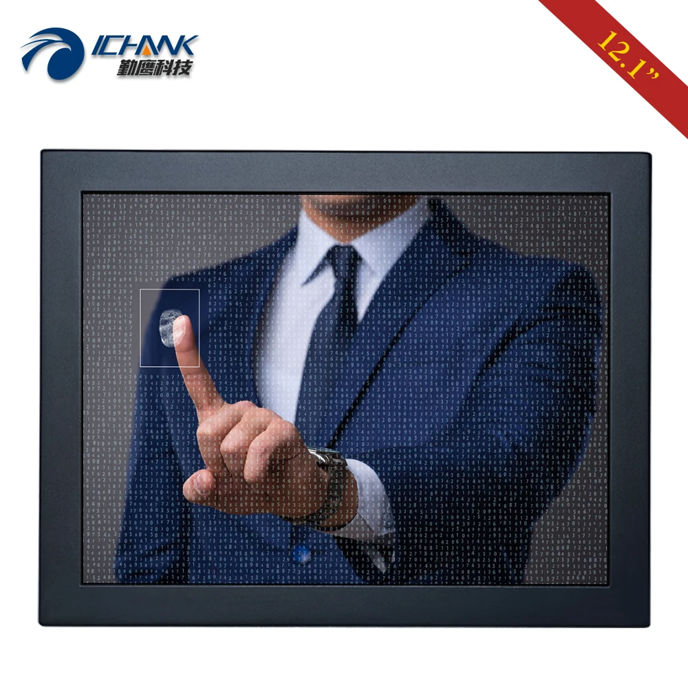 ZB120TC-DUV1/12 1 "дюймов 800x600 4:3 DVI VGA USB металлический чехол настенный промышленный