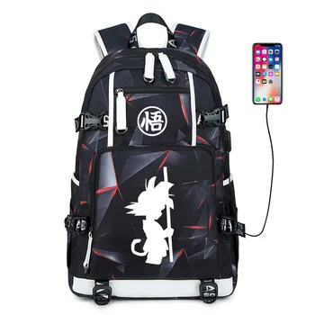 

2020 Dragon Ball Backpack Ultra Instinct Goku Z Vegeta Casual School Bags Teenager Student Boys Girls Back Bag Mochila