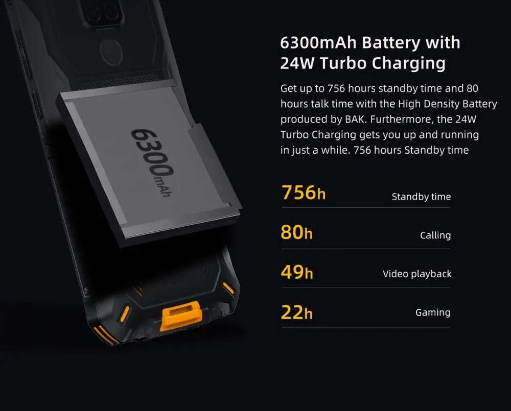 Doogee S68 Pro смартфон с 5 9 дюймовым дисплеем восьмиядерным процессором Helio P70 ОЗУ 6 ГБ