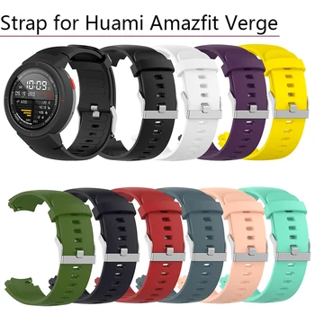 

Silicone Strap for Fimi Huami Amazfit Verge 3 Watch Wrist Band Watchband Bracelet Smartwatch Bands Tracker Sports Wristband