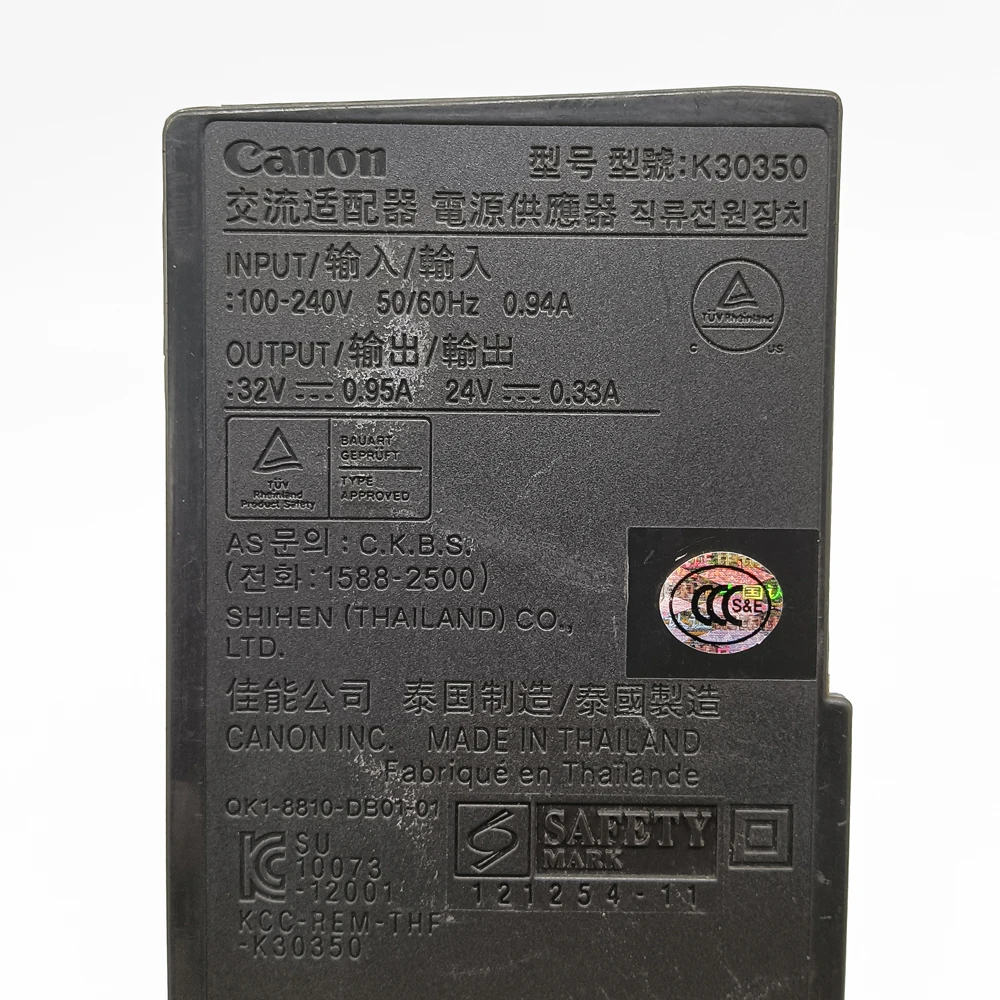 Ac Adapter Power Supply K30351 K30350 For Canon Pixma Mx722 Mx925 Mx922 Mx725 MX920