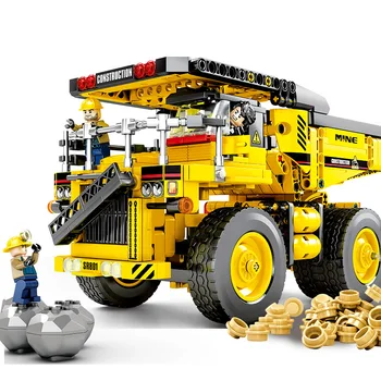 

2020 NEW Technic Mining Truck Mechanical Engineering Building Blocks Sets Bricks Classic Car Model Kids Toys
