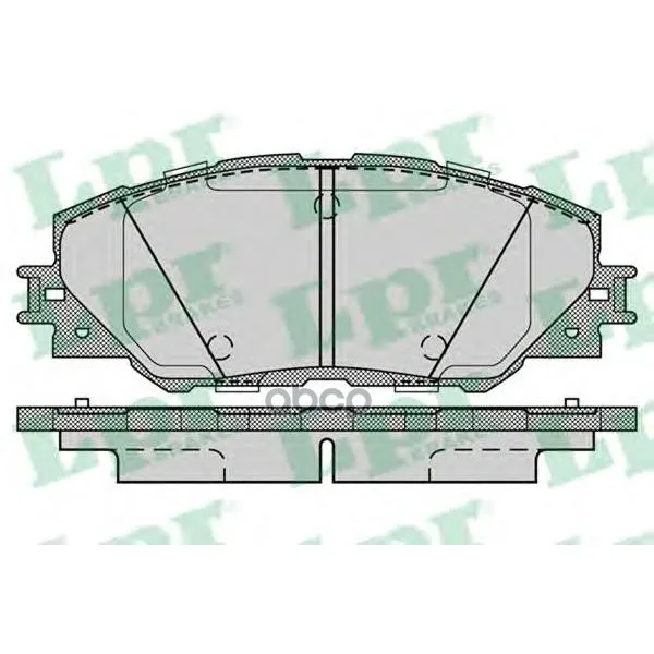 Колодки Тормозные Toyota Rav 4 05 Передние Lpr 05p1282 Lpr арт. 05P1282