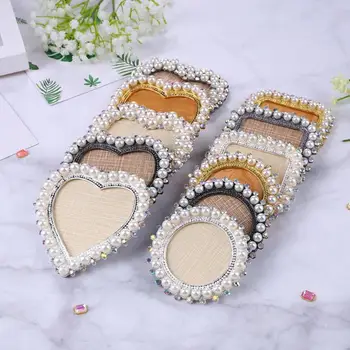 Preise Nette Strass Nagel Display Regal Bord Runde Quadrat Herz Form Nail Art Display Board Platte Nagel Salon Maniküre Werkzeug
