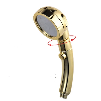 

Hot Bathroom Accessory Water-saving Strong Pressurized Booster ABS One Button Water Stop Switch Bath Hand Shower Head