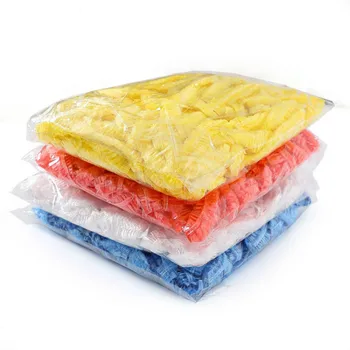 

100pcs Clean Disposable Cap For Spa Salon Bathroom Nonwoven Pleated Mob Cap Anti Dust Mushroom Shower Caps Medical Hair Cap