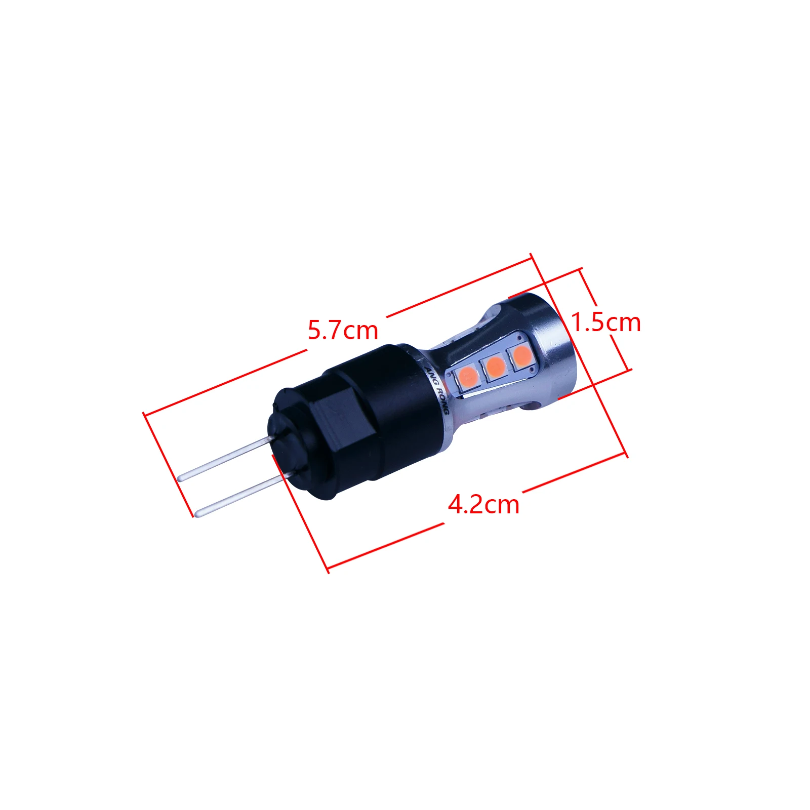 HP24W HPY24W G4 18 SMD СВЕТОДИОДНЫЙ Янтарный боковой Дневной светильник для peugeot для Citron C5