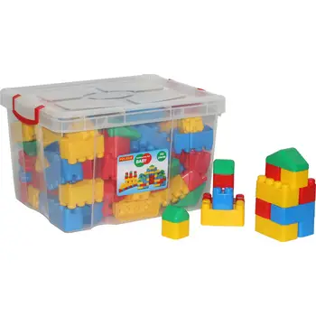 

Stacking Blocks Polesie Constructor \"Baby\" (132 element (container) toys for children for kids game constructor blocks toys for boys and girls