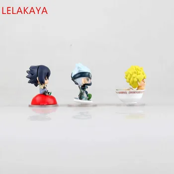 

3pcs/set Japan Anime NARUTO Shippuden Uzumaki Naruto Hatake Kakashi Gaara Uchiha Sasuke PVC Action Figure Model Collection Toys