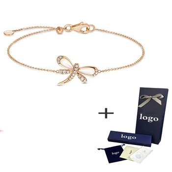 

SWA 2020 New High-quality Classic DRAGONFLY Rose Gold Shell Bracelet for Wife and Girlfriend Exquisite Romantic Birthday Gift