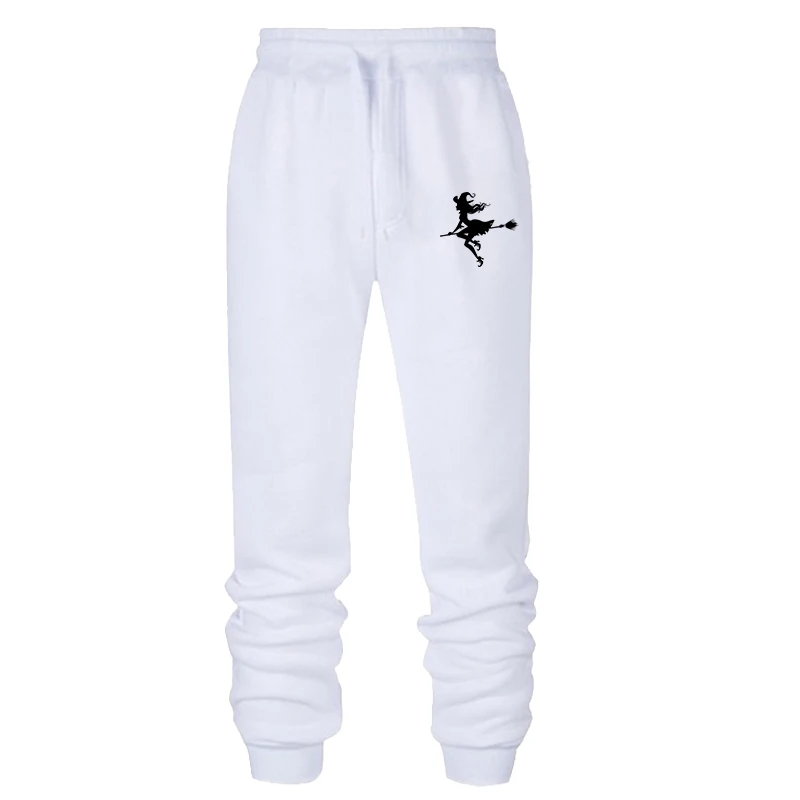 2021 Newest Jogging Women Flying Witch Casual Jogger Sports Pants Full Length Stretch Ladies Printed Fashion Women Sweatpants newest owl 3d printed men set women hoodie suit unisex sweatshirt pullover sportwear casual tops streetwear tracksuit 2piece set