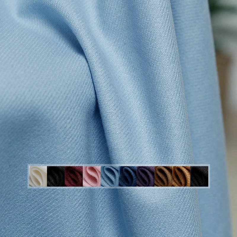 

The Cloth 380g/m Weight Worsted Flannel Wool Fabrics Garment Material Autumn Women Suits Jacket Sewing Cloth Tailor Freeshipping