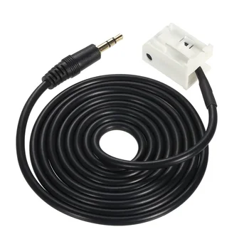 

Hot 3.5mm Male AUX Connector Audio Cable Adapter Input Aux Line for Peugeot 308 408 507 for Citroen C5 Sega Triumph with VDO RD4