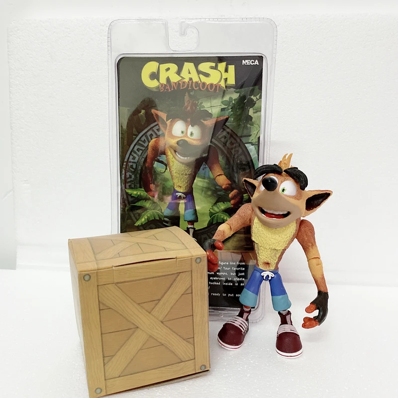 6 дюймов NECA оригинальная игра Crash Bandicoot Sane Трилогия фигурка модель игрушка кукла подарок