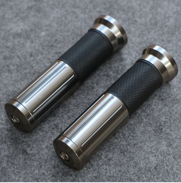7/" рукоятка рукоятки для YZF R1 R6 R3 Fazer FZ FZS FZR FJR TZR TMAX MT - Цвет: Titanium