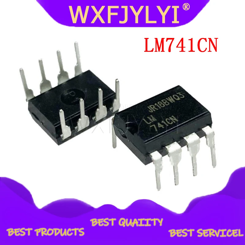 10PCS LM741CN DIP8 LM741 DIP DIP-8 741CN Operational Amplifier LM741C | Электронные компоненты и принадлежности