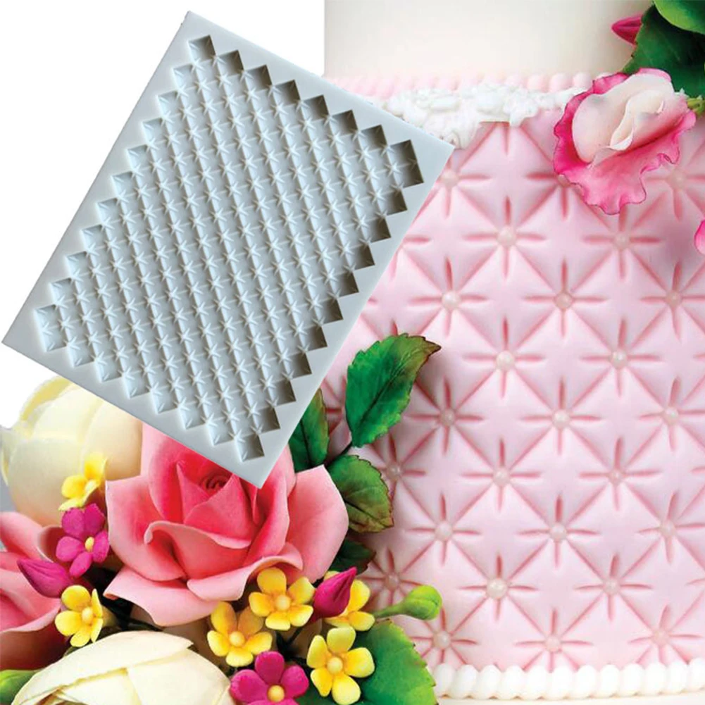 Коврик для выпечки помадка форма Вязание шаблон Embosser Sugarcraft многофункциональные силиконовые инструменты для самостоятельного декорирования кухня торт границы