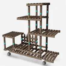 Estante Para Plantas plantenstandard Suporte Flores Escalera Decorativa Madera стойка для растений Dekoration балкон полка подставка для цветов