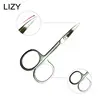 LIZY Stainless Steel Nail Tools Eyebrow Eyelash Nose Hair Scissors Manicure Facial Trimming Tweezer Makeup Beauty Tools 1