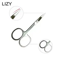 LIZY Stainless Steel Nail Tools Eyebrow Eyelash Nose Hair Scissors Manicure Facial Trimming Tweezer Makeup Beauty Tools 1