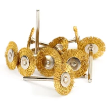 10x абразивная Полировочная проволока колеса щетка полировка роторный инструмент части для удаления ржавчины