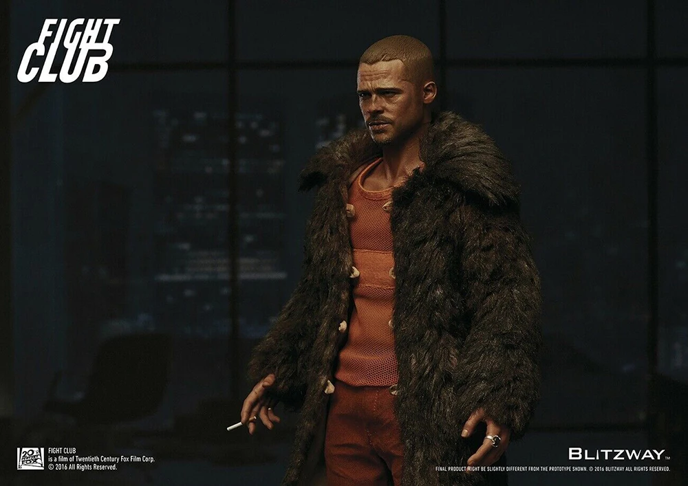 BLITZWAY 1/6 Fight Club Taylor Brad Pitt BW-FC00325 шуба Ver. Фигурка