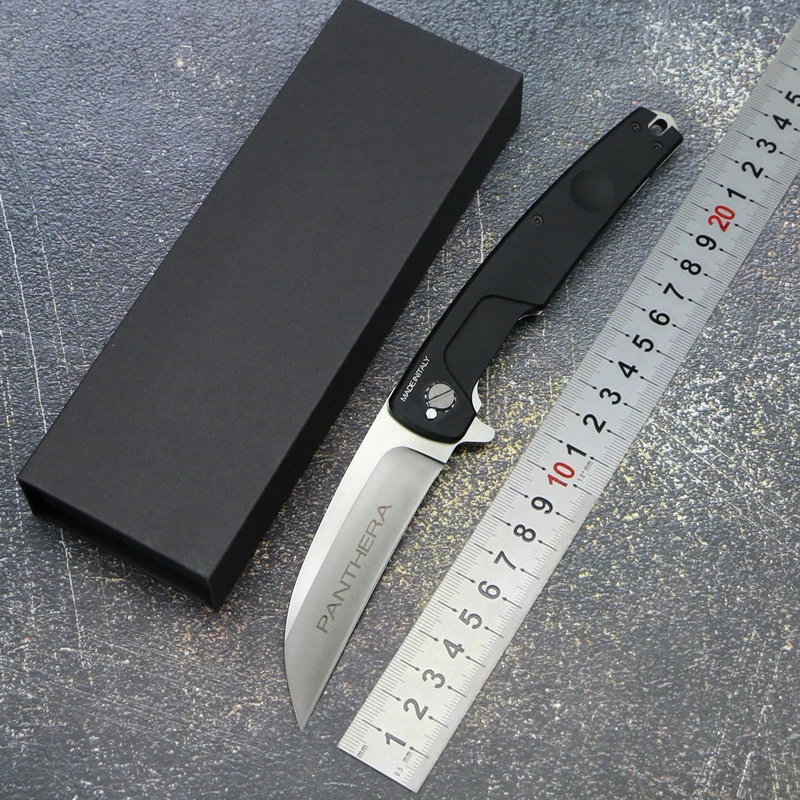 TIGEND экстрима соотношение PANTHERA складной нож N690 лезвие алюминиевая ручка Открытый тактический лагерь Охота Кухня Фрукты EDC инструменты