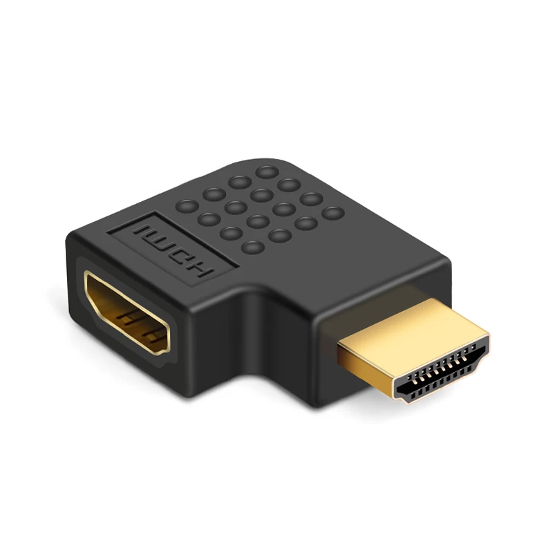 HDMI адаптер Мужской к HDMI Женский конвертер HDMI переключатель Jack 4K удлинитель 270 90 градусов под прямым углом для 1080P HDTV PC HDMI адаптер - Цвет: Right