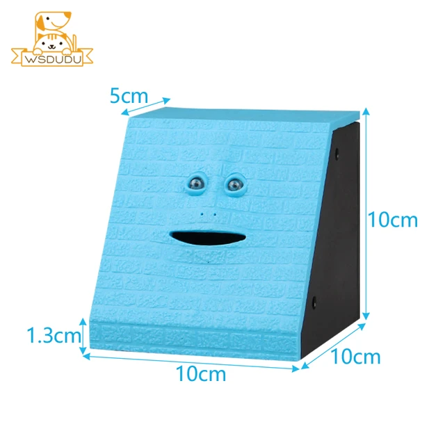 Vicces Face Bank Újdonságok Újdonság Játékok Intelligens Malacka Dobozok Eszik Érme Konténer Aranyos Arc Alak Pénztároló Mozgó Dekorációs Ajándékok - Image 6