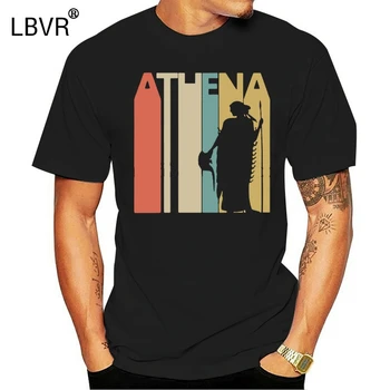 

Men tshirt Vintage Retro Goddess Athena T Shirt Printed T-Shirt tees top
