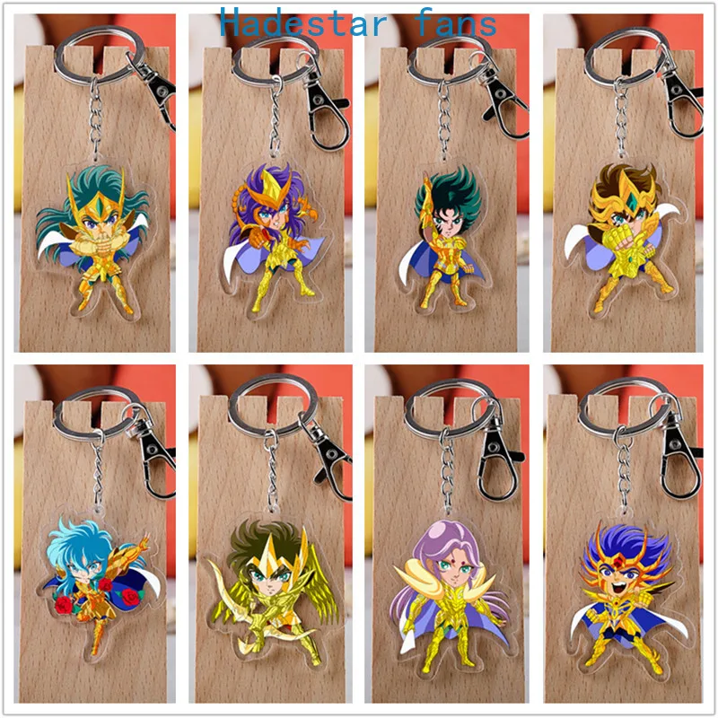 10 шт./лот аниме Saint Seiya акриловый брелок игрушка фигурка Альдебаран маска для