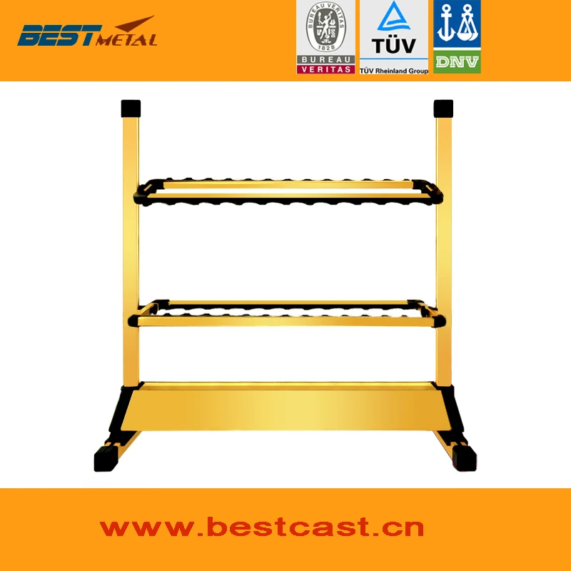 

BEST METAL Aluminum Alloy Fishing Rod Rack Holder Stand Tackle for Fishing Rod Set Capacity 24pcs All types of fishing rod